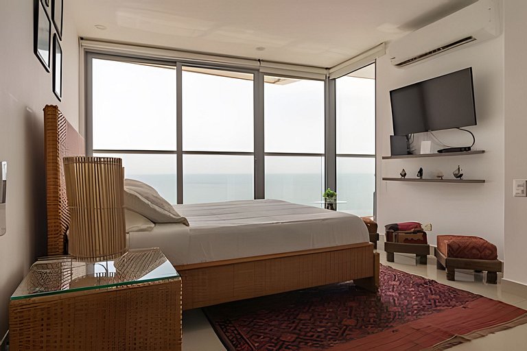 Lujoso Apto de 1 Habitación en Piso 14-Morros City