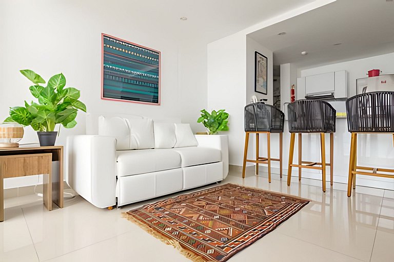 Lujoso Apto de 1 Habitación en Piso 14-Morros City