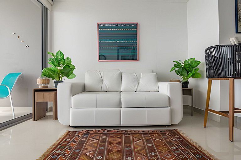 Lujoso Apto de 1 Habitación en Piso 14-Morros City