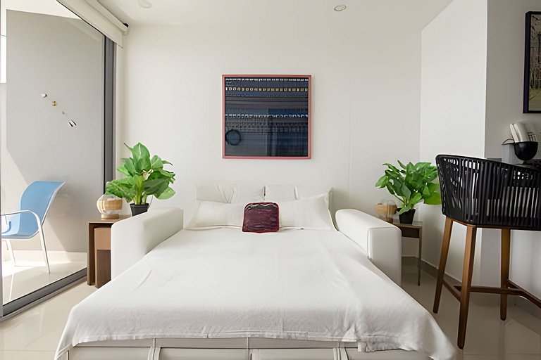 Lujoso Apto de 1 Habitación en Piso 14-Morros City