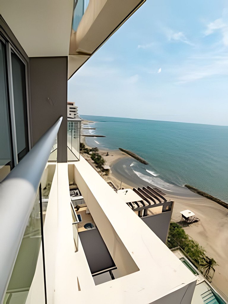 Lujoso Apto de 1 Habitación en Piso 14-Morros City