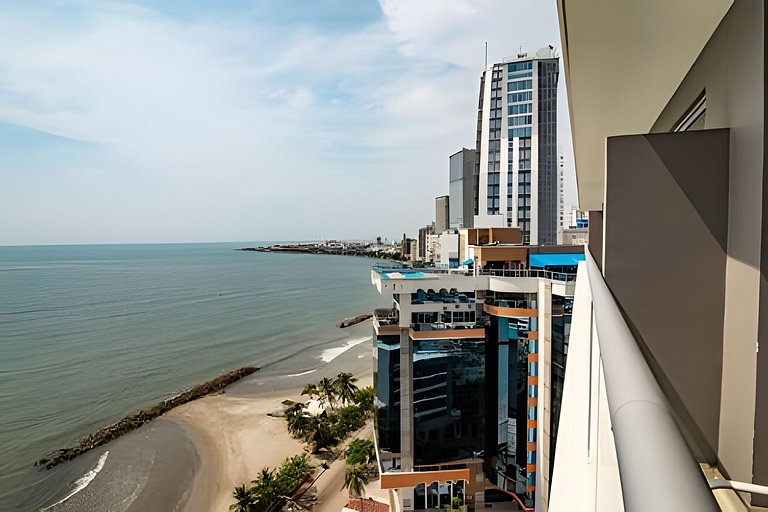 Lujoso Apto de 1 Habitación en Piso 14-Morros City