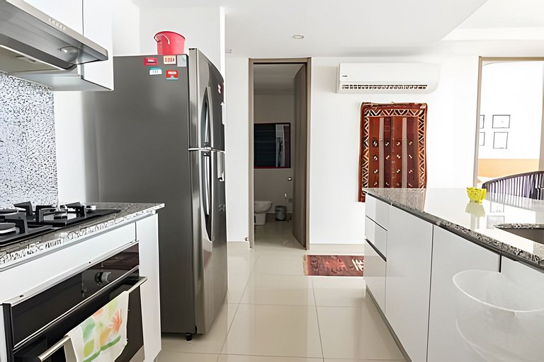 Lujoso Apto de 1 Habitación en Piso 14-Morros City