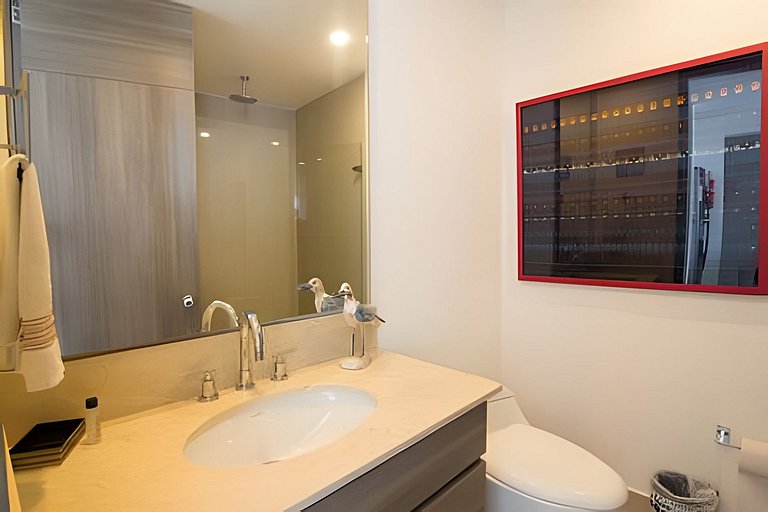 Lujoso Apto de 1 Habitación en Piso 14-Morros City