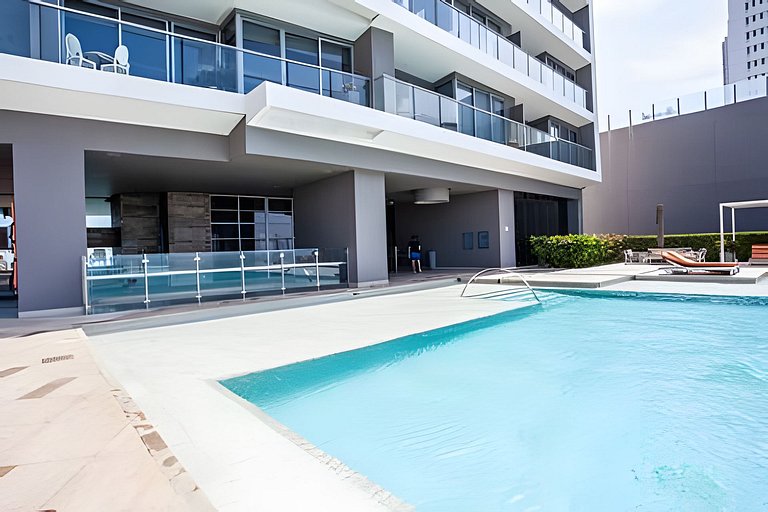 Lujoso Apto de 1 Habitación en Piso 14-Morros City