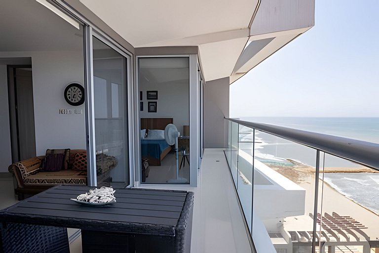 Lujoso Apto de 1 Habitación en Piso 14-Morros City