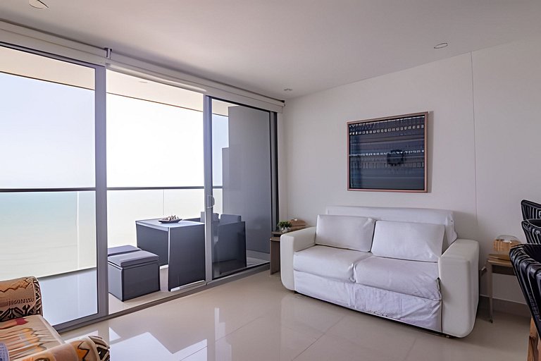 Lujoso Apto de 1 Habitación en Piso 14-Morros City