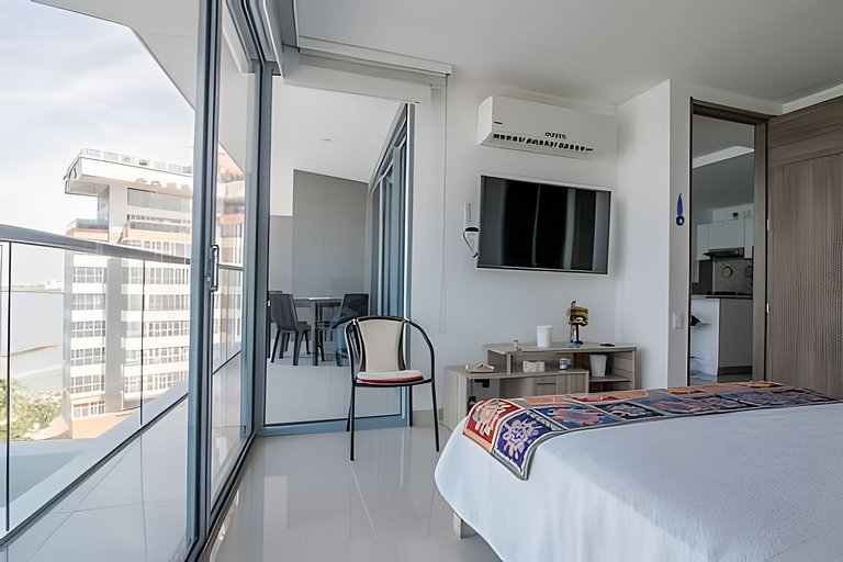 Morros City-Espectacular Apto Vista al Mar Piso 8