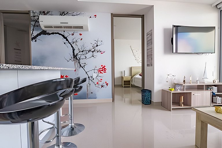 Morros City-Espectacular Apto Vista al Mar Piso 8