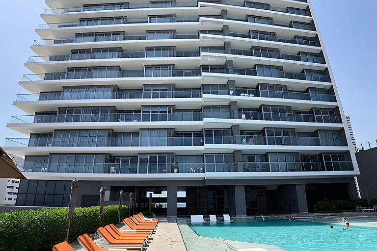 Morros City-Espectacular Apto Vista al Mar Piso 8