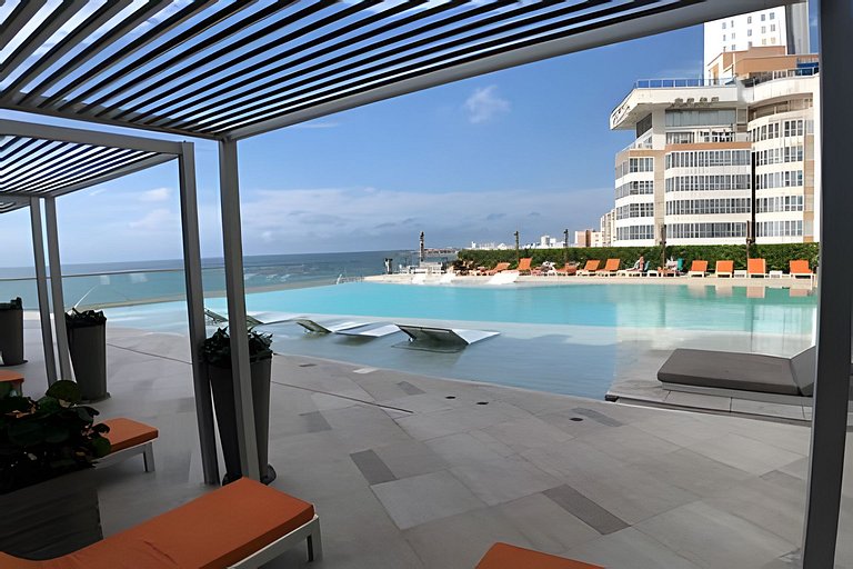 Morros City-Espectacular Apto Vista al Mar Piso 8