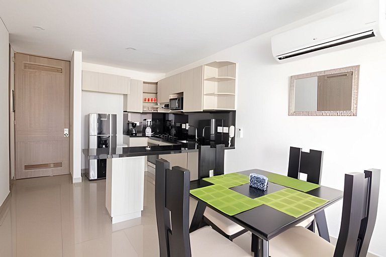 Lujoso Apto de 1 Hab en Piso 7 - Infinitum