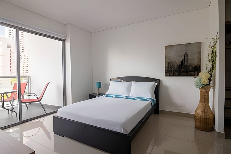 Lujoso Apto de 1 Hab en Piso 7 - Infinitum