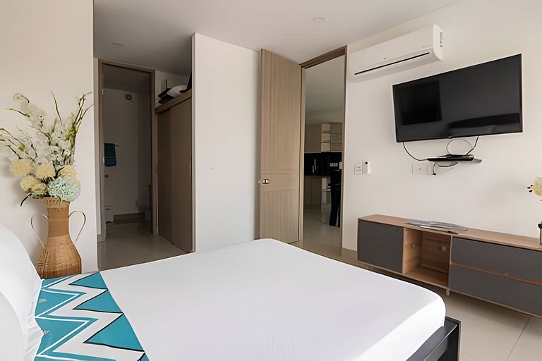 Lujoso Apto de 1 Hab en Piso 7 - Infinitum