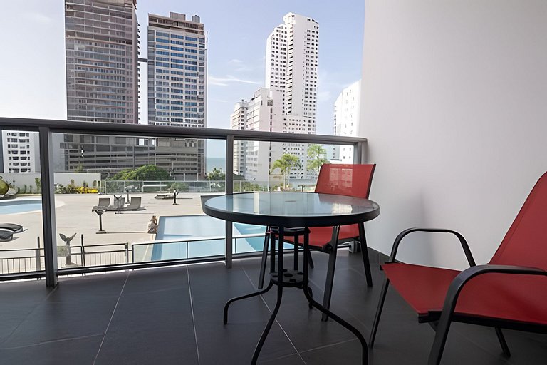 Lujoso Apto de 1 Hab en Piso 7 - Infinitum