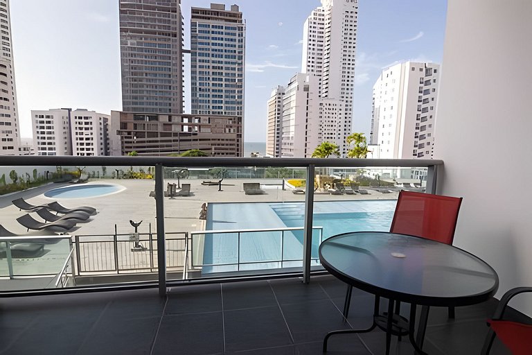 Lujoso Apto de 1 Hab en Piso 7 - Infinitum