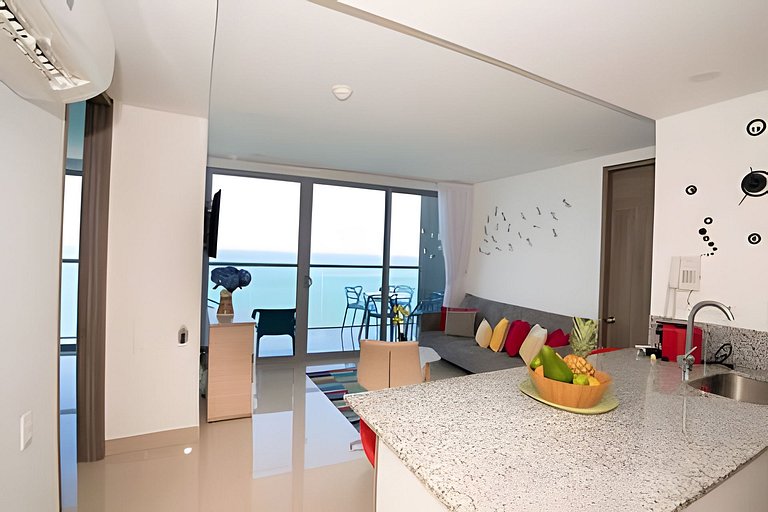 Morros City - Lujoso Apto con vista al mar Piso 28