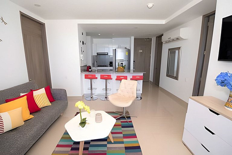 Morros City - Lujoso Apto con vista al mar Piso 28