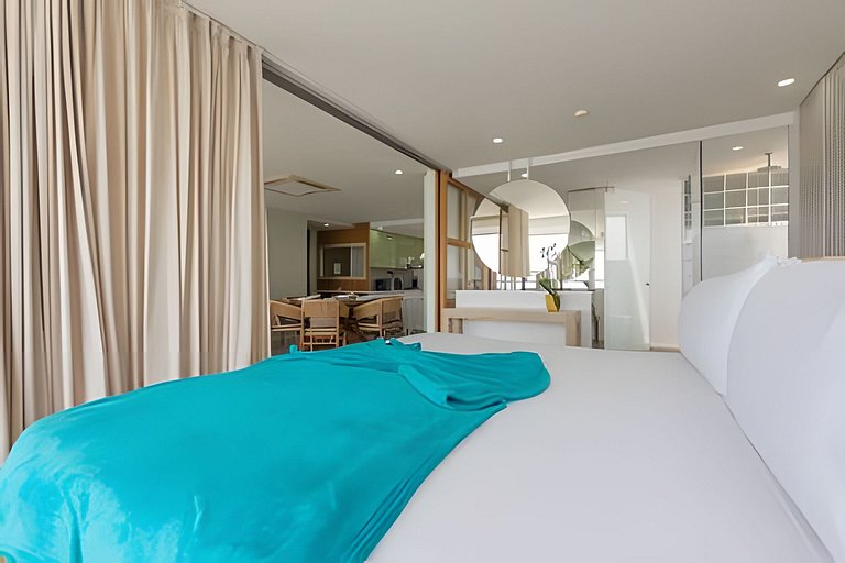 Lujoso Apto de 2 habitaciones en piso 15