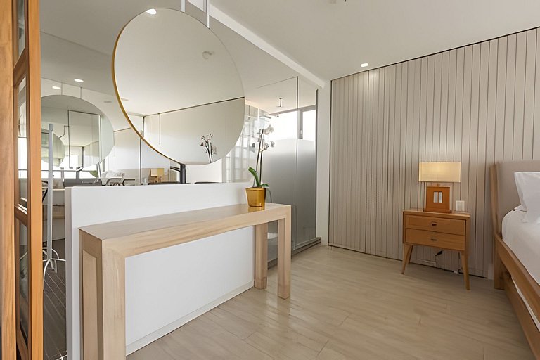 Lujoso Apto de 2 habitaciones en piso 15