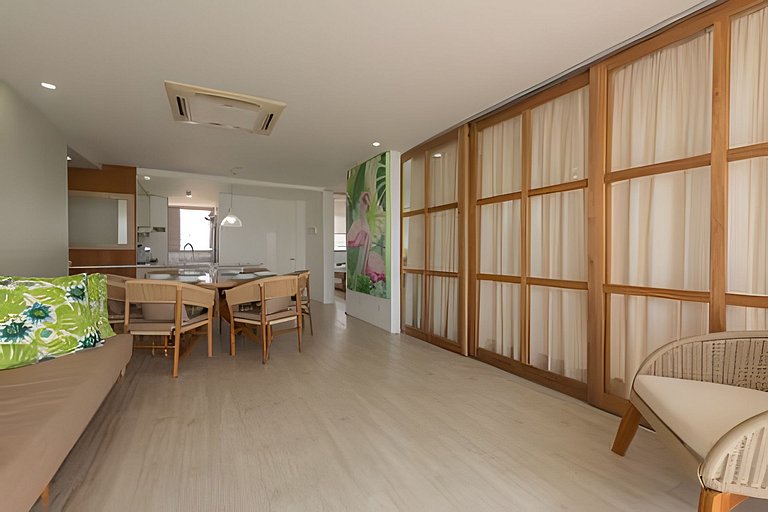 Lujoso Apto de 2 habitaciones en piso 15