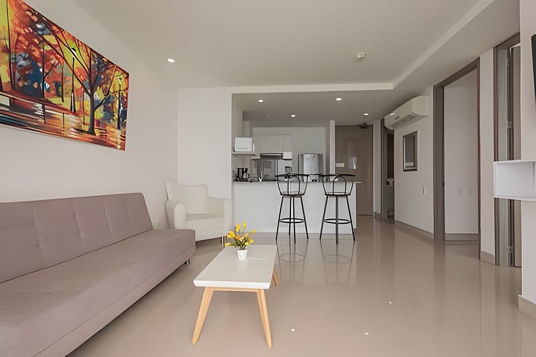 Lujoso Apto de 2 Habitaciones Piso 32- Morros City