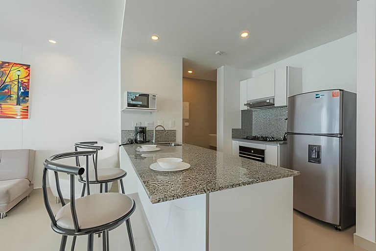 Lujoso Apto de 2 Habitaciones Piso 32- Morros City