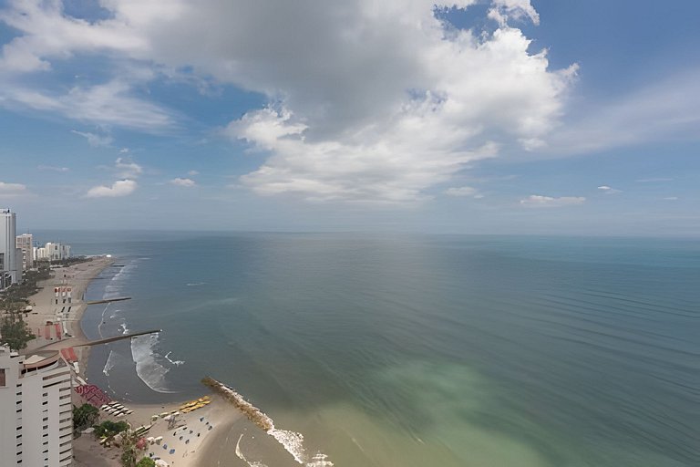 Lujoso Apto de 2 Habitaciones Piso 32- Morros City