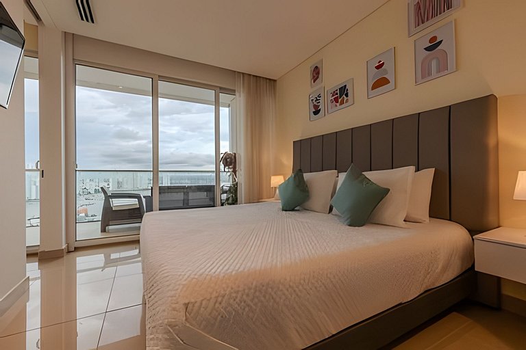 Lujoso apto de 1  hab en piso 15  Edificio H2