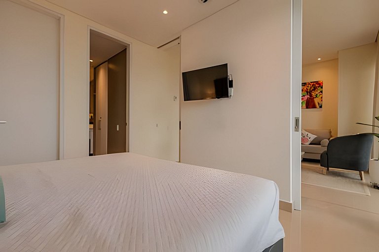 Lujoso apto de 1  hab en piso 15  Edificio H2