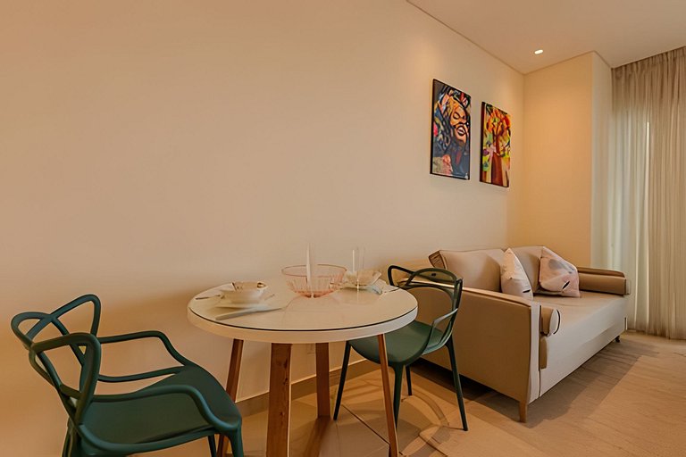 Lujoso apto de 1  hab en piso 15  Edificio H2