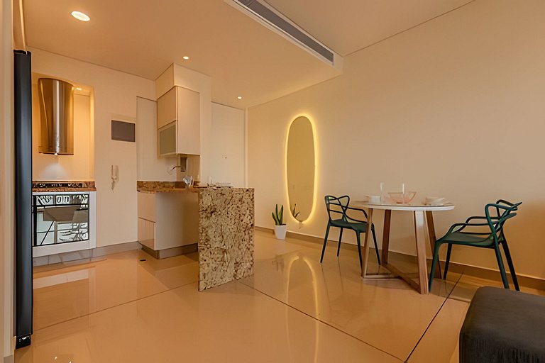 Lujoso apto de 1  hab en piso 15  Edificio H2