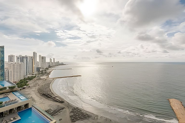 Lujoso Apto con Vista al Mar - H2 Hyatt 1806