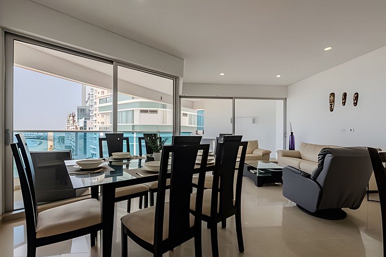 Espectacular vista al mar - Edificio Infinito 1002