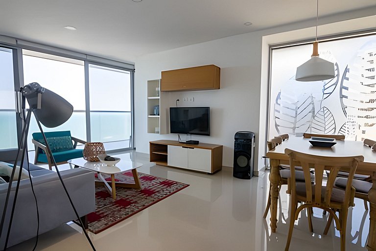 Hermoso Apto Frente al Mar - Morros City piso 9