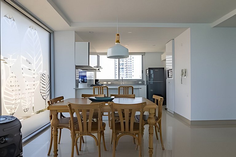 Hermoso Apto Frente al Mar - Morros City piso 9