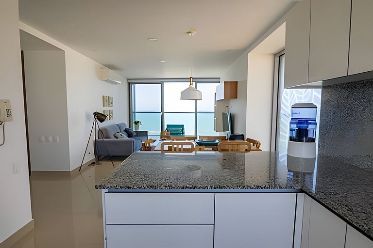 Hermoso Apto Frente al Mar - Morros City piso 9