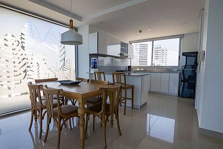 Hermoso Apto Frente al Mar - Morros City piso 9