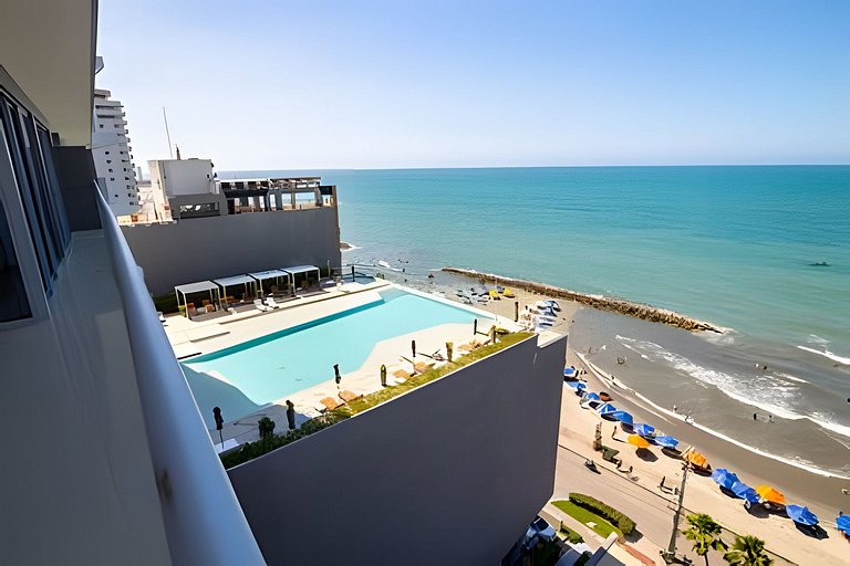 Hermoso Apto Frente al Mar - Morros City piso 9