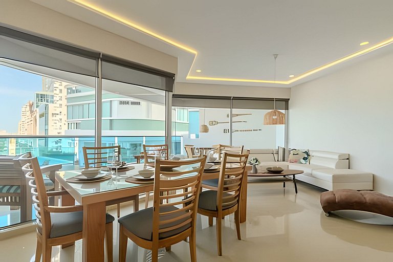 Espectacular Vista Al Mar - Edificio Infinito 702