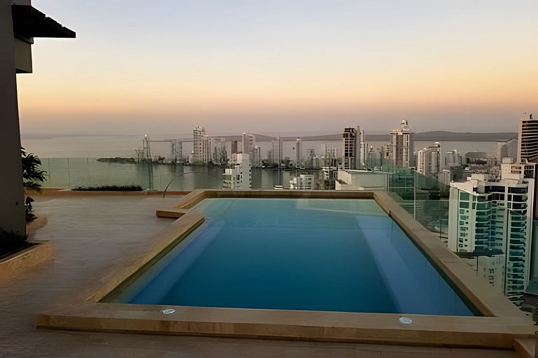 Hermoso Apto - 2 Hab Piso- 17 Murano Elite