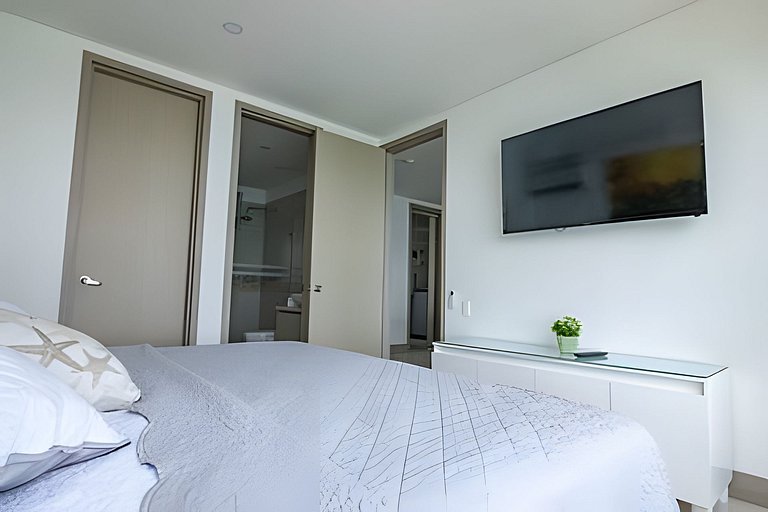 Lujoso Apto Vista al Mar Piso 34 - Palmetto Beach