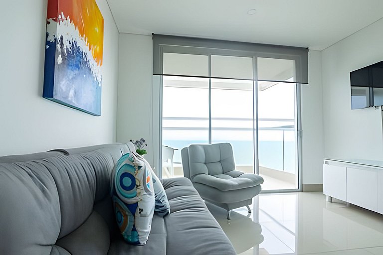 Lujoso Apto Vista al Mar Piso 34 - Palmetto Beach