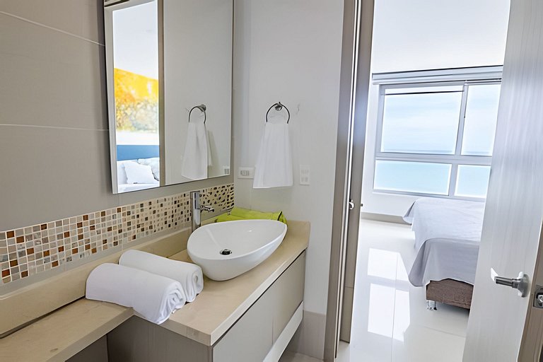 Lujoso Apto Vista al Mar Piso 34 - Palmetto Beach