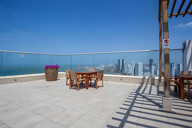 Lujoso Apto Vista al Mar Piso 34 - Palmetto Beach