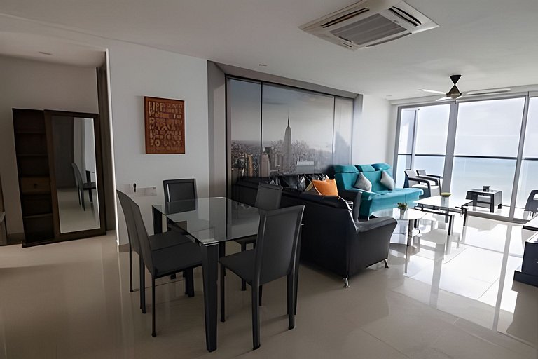 Espectacular Apto de 2 Hab en Piso 27-Morros City