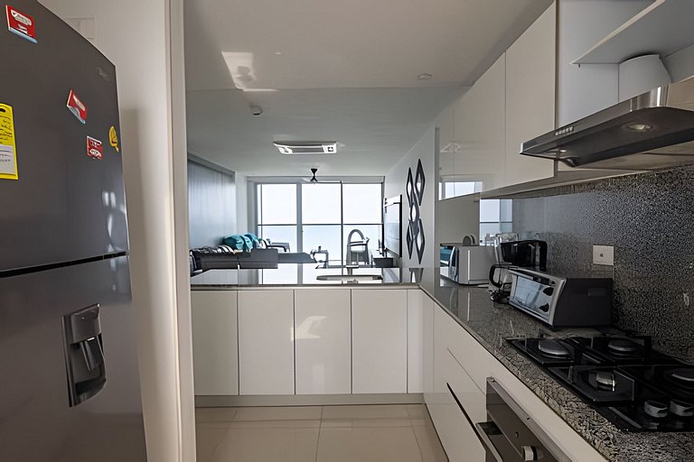 Espectacular Apto de 2 Hab en Piso 27-Morros City