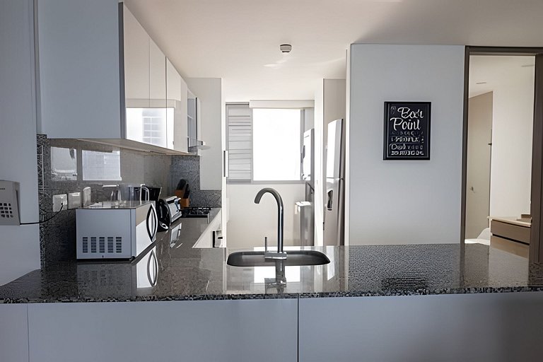 Espectacular Apto de 2 Hab en Piso 27-Morros City