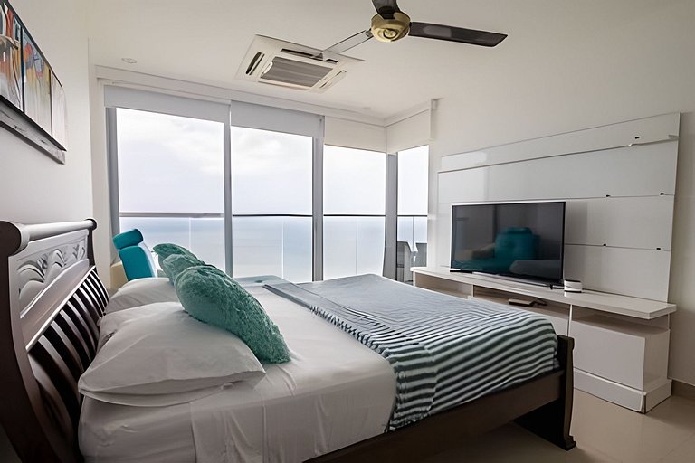 Espectacular Apto de 2 Hab en Piso 27-Morros City