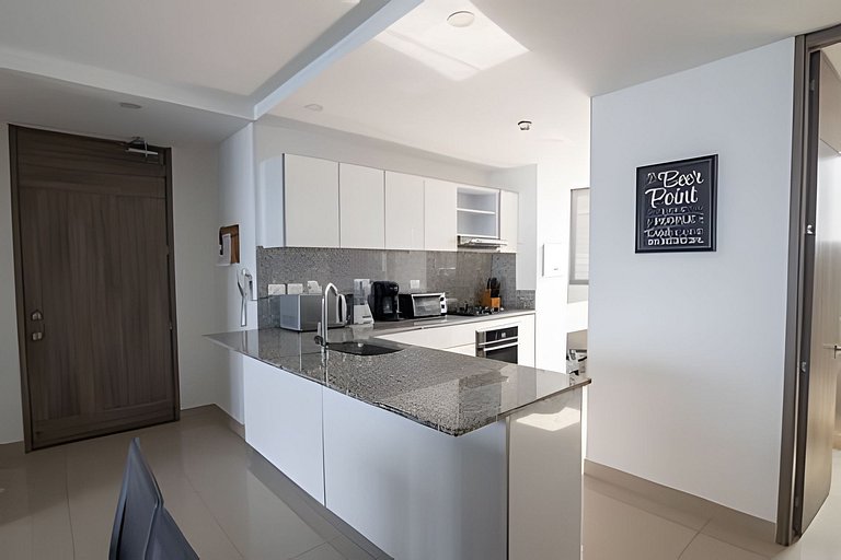 Espectacular Apto de 2 Hab en Piso 27-Morros City